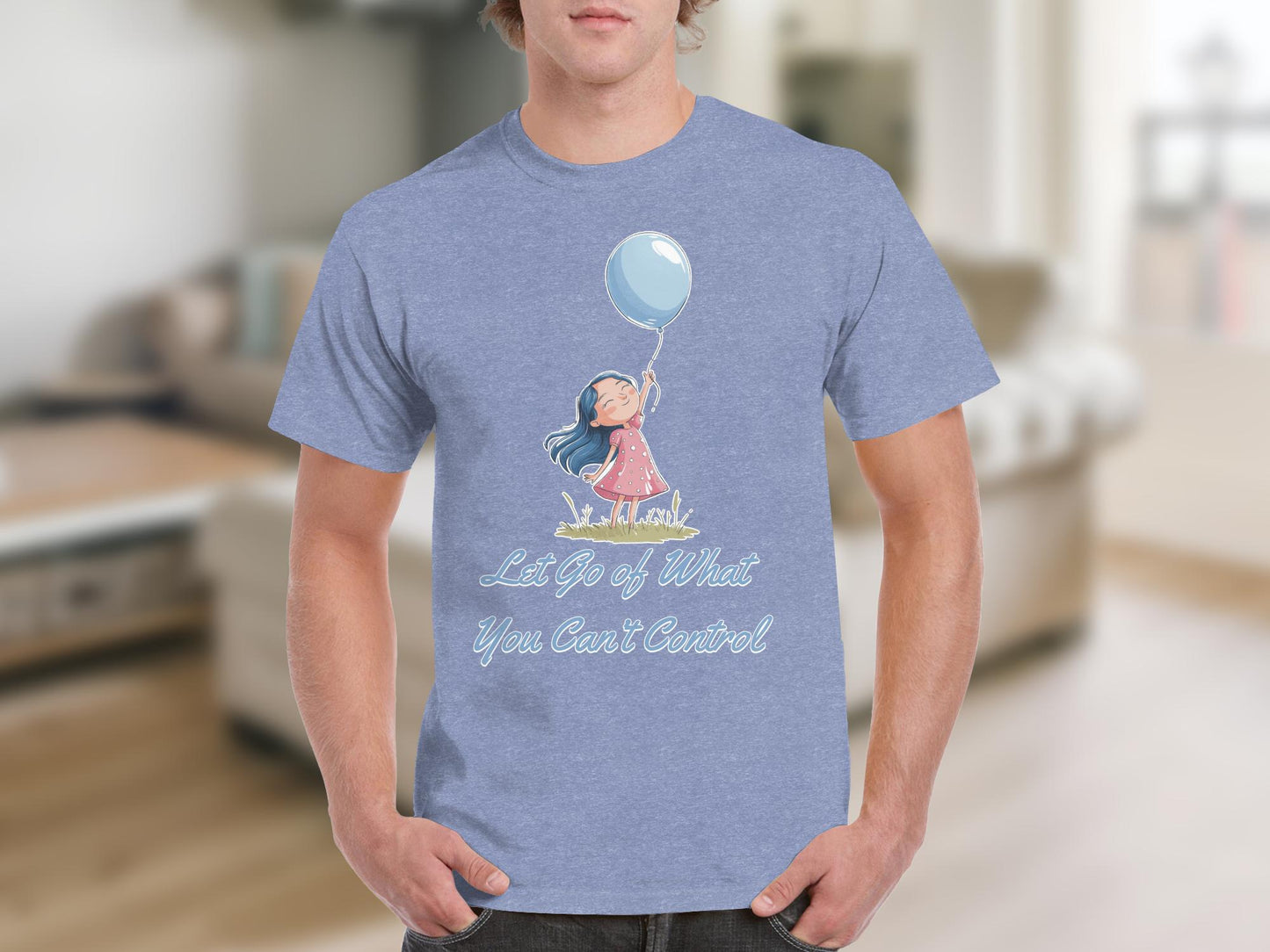 Let Go of What You Cant Control ORGANIC T-Shirt, Mindfulness Tee